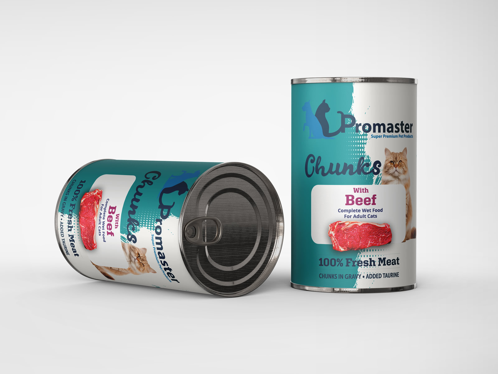 BEEF CHUNKS IN GRAVY FOR ADULT CATS